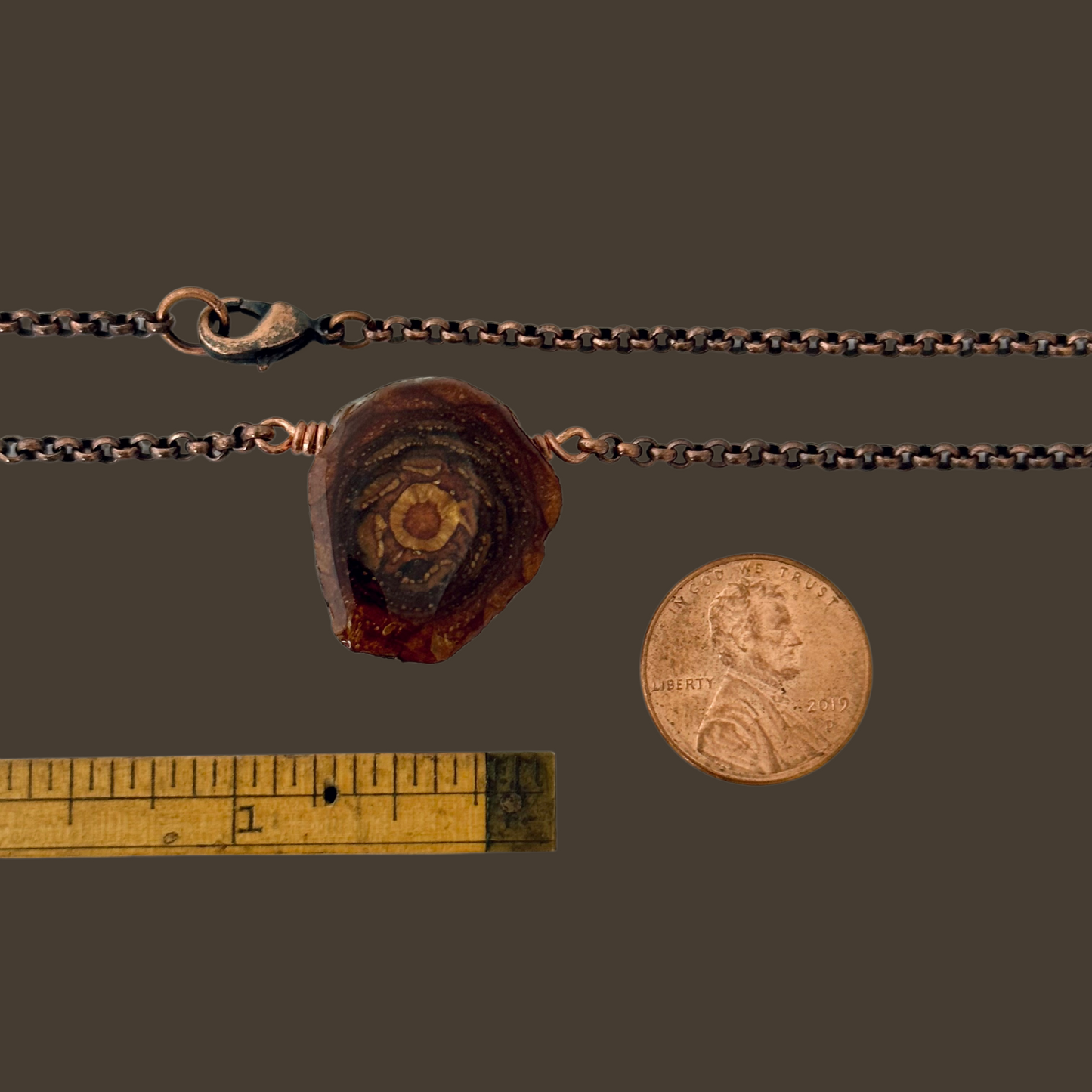 Jack Pine Cone Copper Necklace