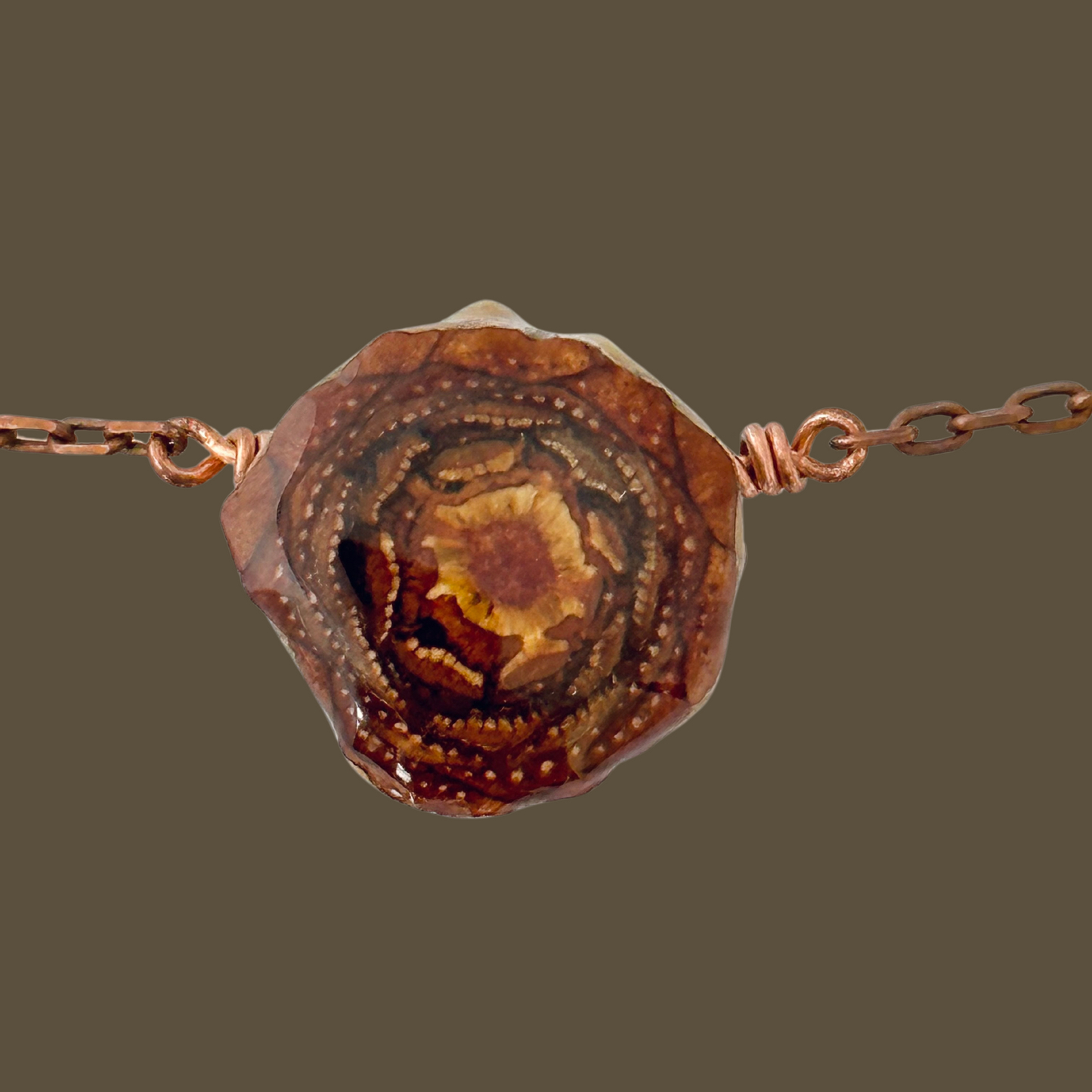 Jack Pine Cone Copper Necklace